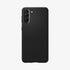 ACS02350 - Galaxy S21 Ultra Liquid Air Case in matte black showing the back